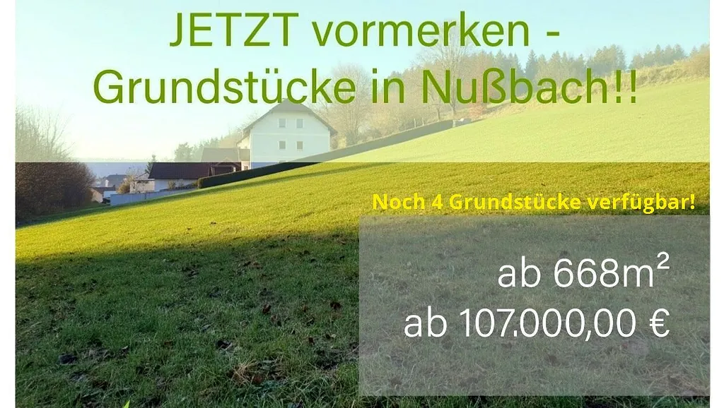 Nussbach - Grundstuecke