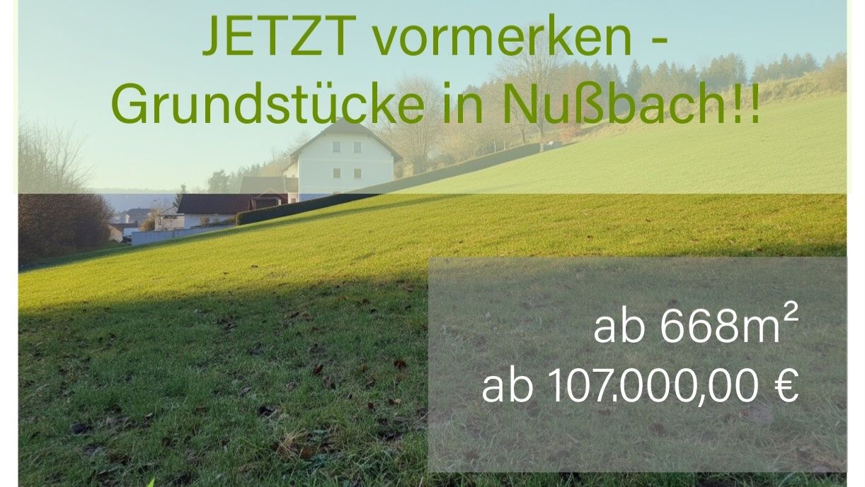 Nussbach - Grundstuecke